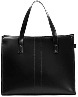 Zatchels Handmade Leather Shopper - Black