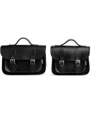 Zatchels Handmade Leather Micro Satchel - Black