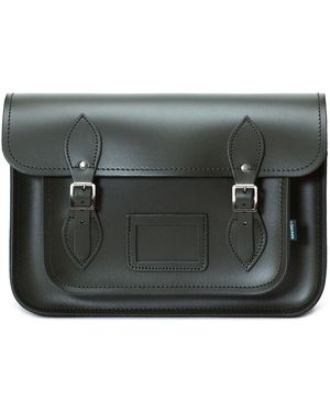 Zatchels Handmade Leather Satchel - Grey