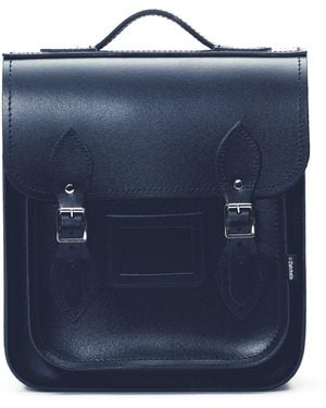 Zatchels Handmade Leather City Backpack - Blue