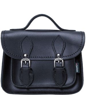 Zatchels Handmade Leather Micro Satchel - Blue
