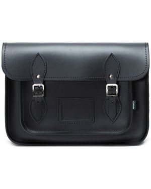 Zatchels Handmade Leather Satchel - Black