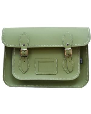 Zatchels Handmade Leather Satchel - Green