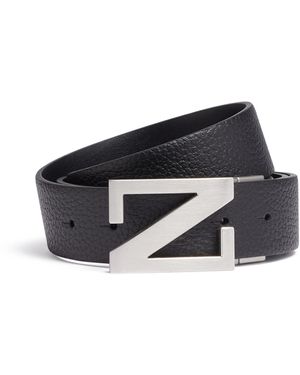ZEGNA Cintura Reversibile - Blu