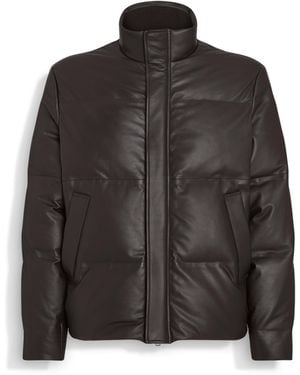 ZEGNA Nappa Leather Blouson - Black