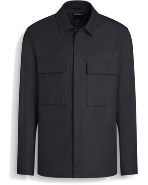 ZEGNA Overshirt - Blu