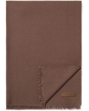ZEGNA Cashmere Scarf - Brown