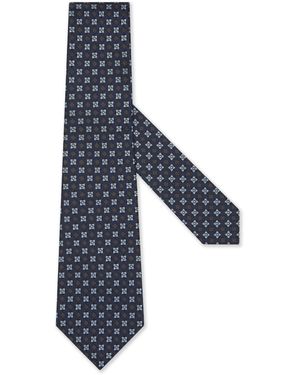 ZEGNA Krawatte Aus Seide - Blau