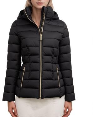 Michael Kors Michael Packable Puffer Jacket With Hood - Black