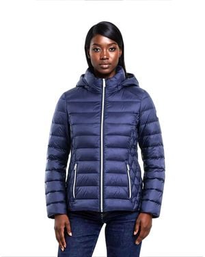 Michael Kors Michael Puffer Packable Jacket - Blue
