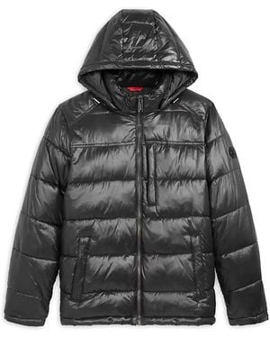 Michael Kors Puffer Jacket With Hood - Gray