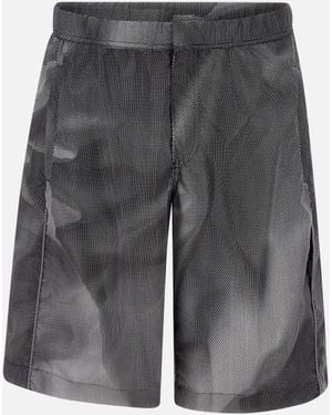 44 Label Group Crickle Drawstring Windproof Shorts - Grey