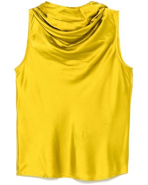 Pinko Hooded Tank Top - Yellow