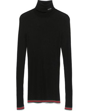 Gucci Fine-Knit Jumper - Black