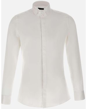 Carlo Pignatelli Slim Fit Cotton Formal Shirt - White