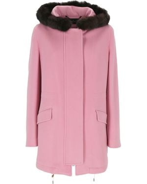Heresis Elegant Wool Coat - Pink