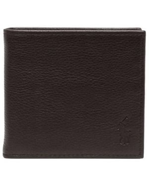 Polo Ralph Lauren Leather Bi-Fold Wallet - Black