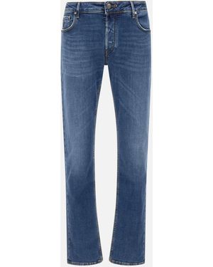 Hand Picked Ravello Unique Cotton Jeans - Blue