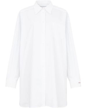 Maison Margiela Drop-Shoulder Cotton Shirt - White