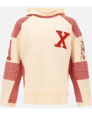 PDF Cotton Hoodie With Oversize Fit - Pink