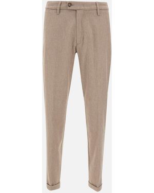 Re-hash Mucha Slim Fit Pants - Natural