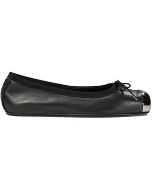 McQueen "Punk" Ballet Flats - Black