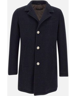 GMS-75 Wool Mohair Coat - Blue