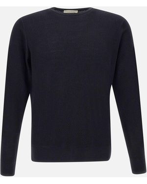 Filippo De Laurentis Royal Merino Wool Jumper - Blue