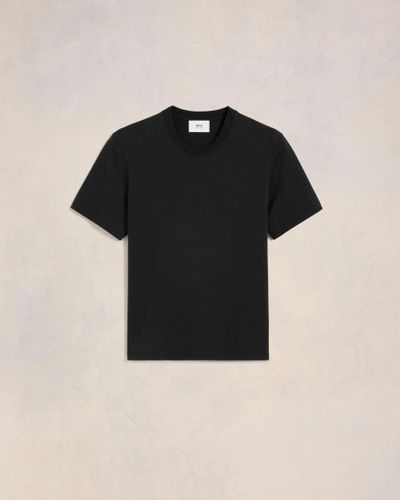 Ami Paris Ami De Coeur T-Shirt - Black
