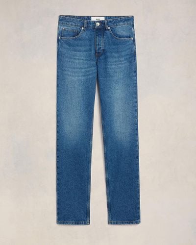 Ami Paris Classic Fit Jeans - Blue