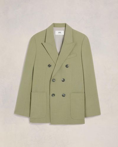 Ami Paris Double Breasted Jacket - Green