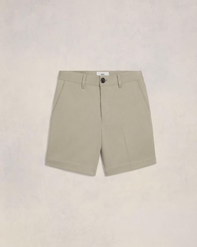 Ami Paris Chino Shorts - Natural