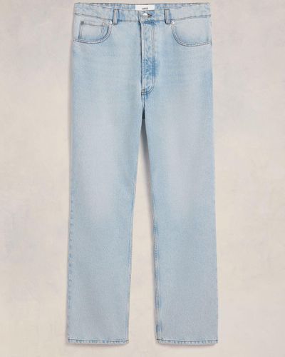 Ami Paris Loose Fit Jeans - Blue