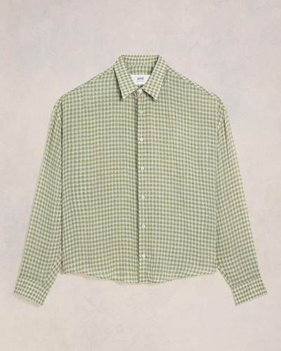 Ami Paris Boxy Fit Shirt - Green