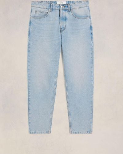 Ami Paris Tapered Fit Jeans - Blue