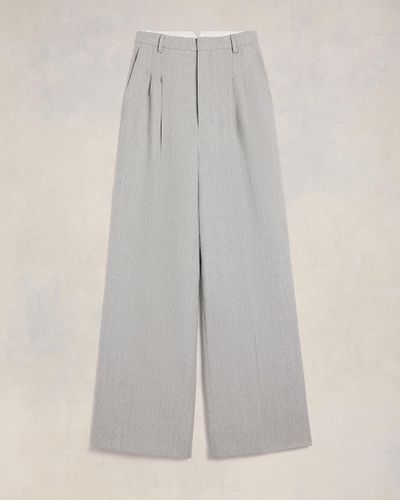 Ami Paris High Waist Large Trousers - Grey