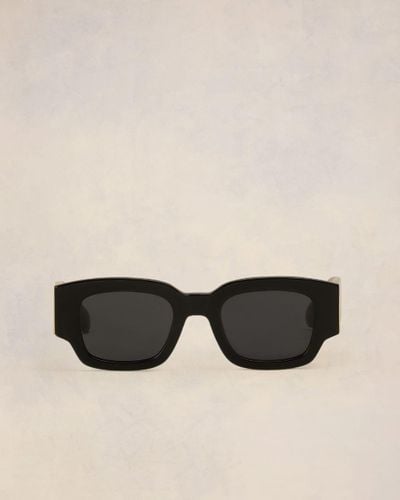 Ami Paris Classical Ami De Coeur Sunglasses - Black