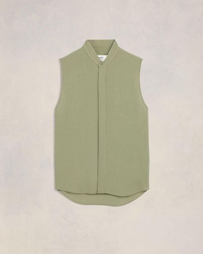 Ami Paris Sleeveless Shirt - Green