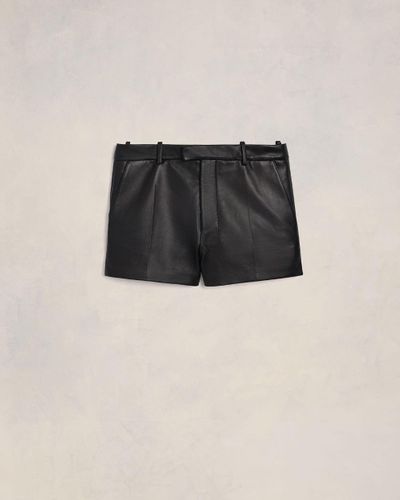 Ami Paris Mini Shorts - Black