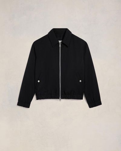 Ami Paris Ami De Coeur Zipped Jacket - Black