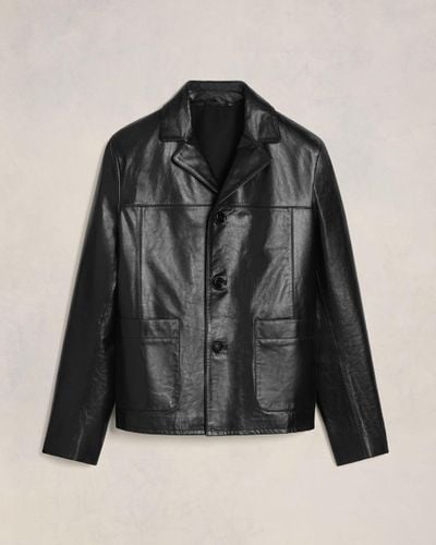 Ami Paris Buttoned Jacket - Black