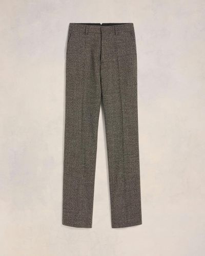 Ami Paris Straight Fit Pants - Gray