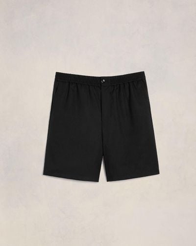 Ami Paris Elasticated Waist Shorts - Black