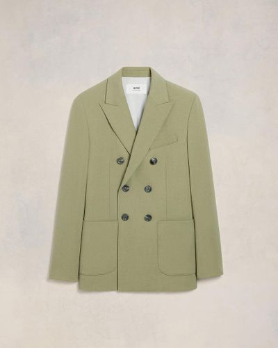 Ami Paris Double Breasted Jacket - Green