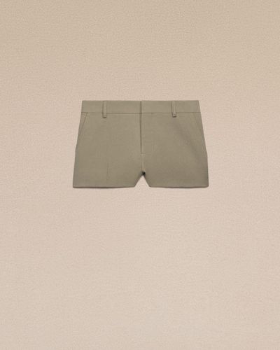 Ami Paris Mini Shorts - Natural