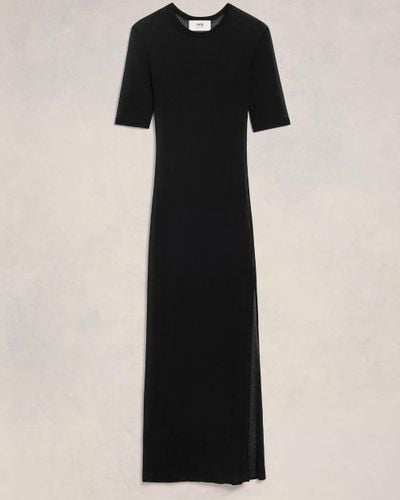 Ami Paris Long Dress - Black