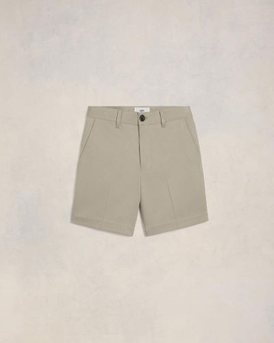 Ami Paris Chino Shorts - Natural