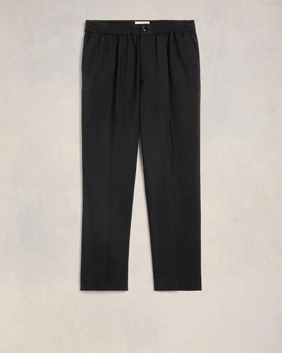 Ami Paris Elasticated Waist Pants - Black