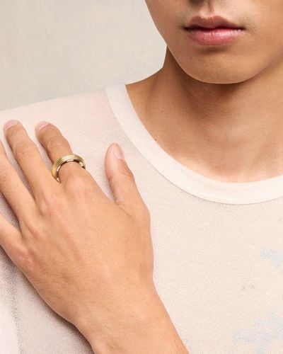 Ami Paris Lineami Ring Small Size - Natural