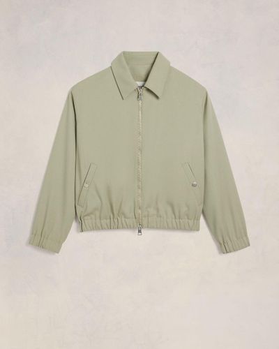 Ami Paris Ami De Coeur Zipped Jacket - Green